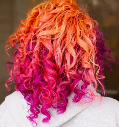 Pink And Orange Hair Tumblr