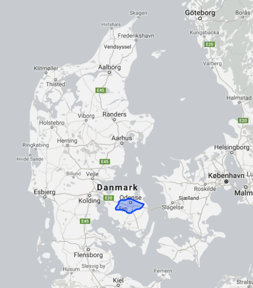 maps singapore denmark comparison