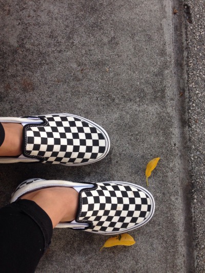 checkered vans tumblr