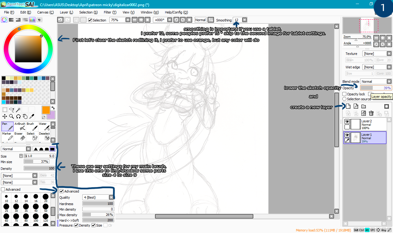 how to install paint tool sai on tablet