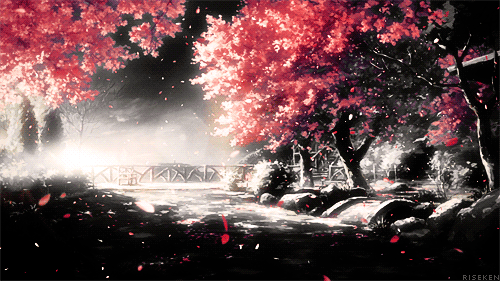 Anime scenery GIF  Find on GIFER