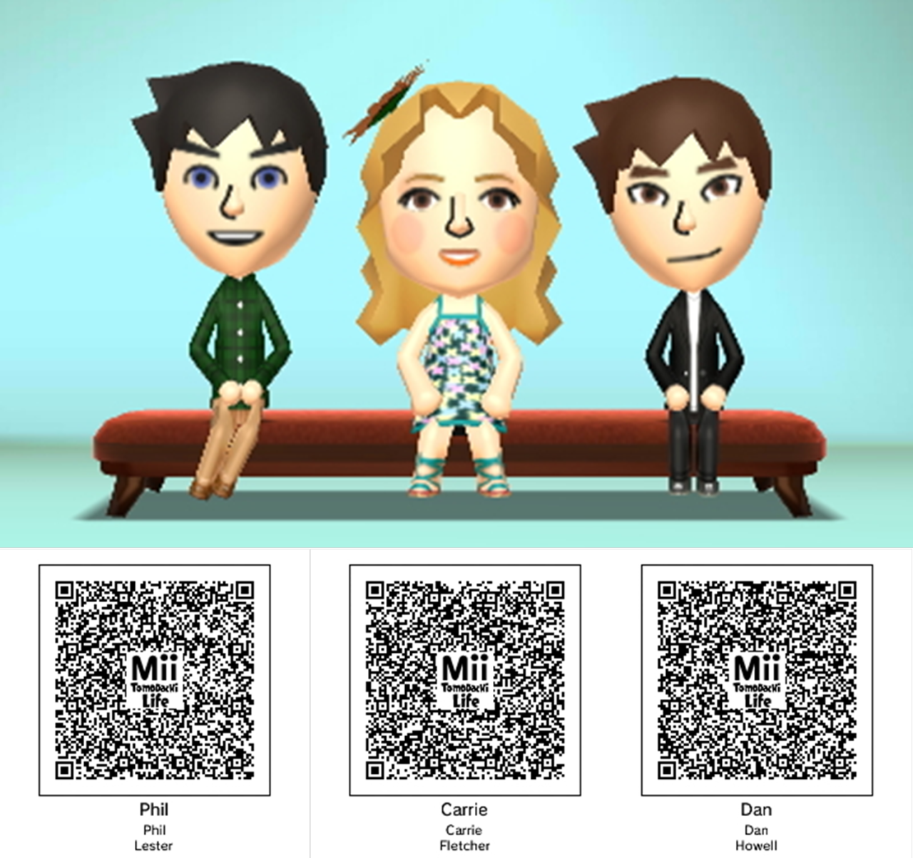 Qr Code For Tomodachi Life The Game.