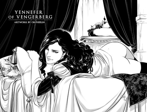 orpheelin:Fanart the Witcher III . Yennefer of...