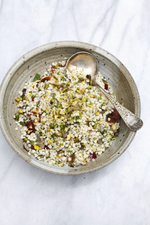 prettypasta:
“ Lemon-Pistachio Israeli Couscous
”