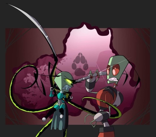almighty tallest red invaderzim invader zim irken oc irkensona irken angst angry tendrils