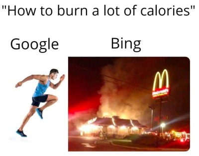 Image result for how to burn a lot of calories mcdonalds meme