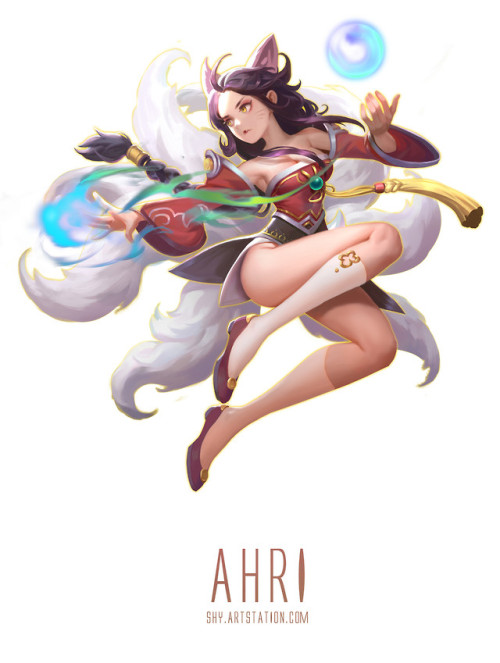 notoriouslydevious:Lux vs Ahri bySun haiyang