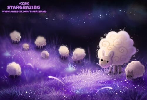 cryptid-creations:Daily Paint 2281. StargrazingPrints...