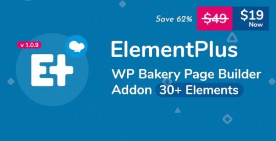 Element Plus v1.1.0 - WPBakery Page Builder Addon (Formerly Visual Composer) Nulled