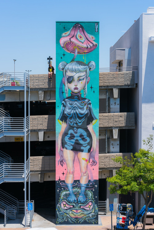 supersonicart:POW! WOW! LONG BEACH! 2018 Finished Murals.A...