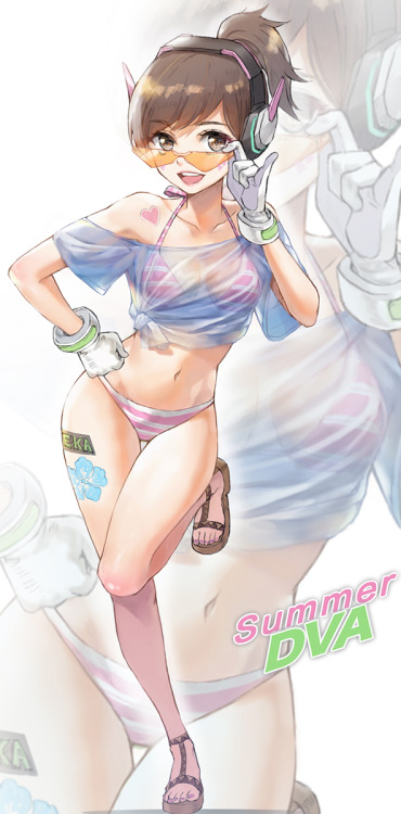 tonee89:Creating my own summer version of Dva :) 