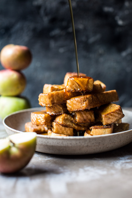 sweetoothgirl:Apple Butter Cinnamon French Toast Sticks