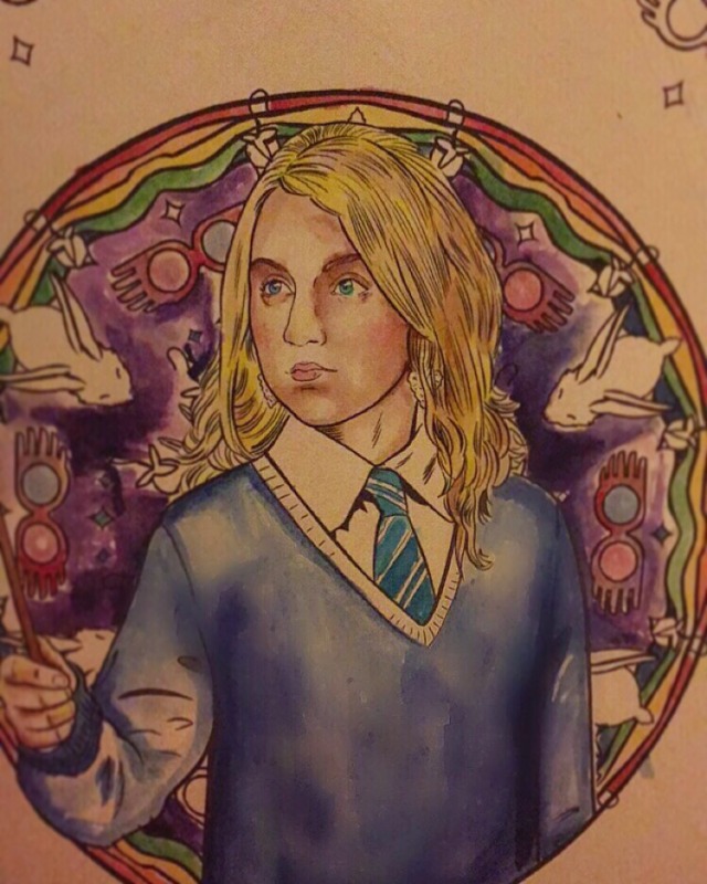 Download Working on some pages of my Harry Potter coloring...