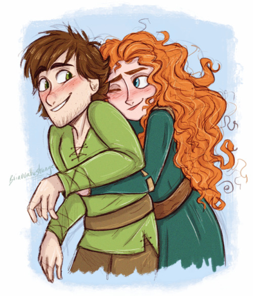 merida x hiccup on Tumblr