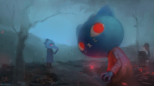 gamgyuls:Graveyard Investigationnitw fanart