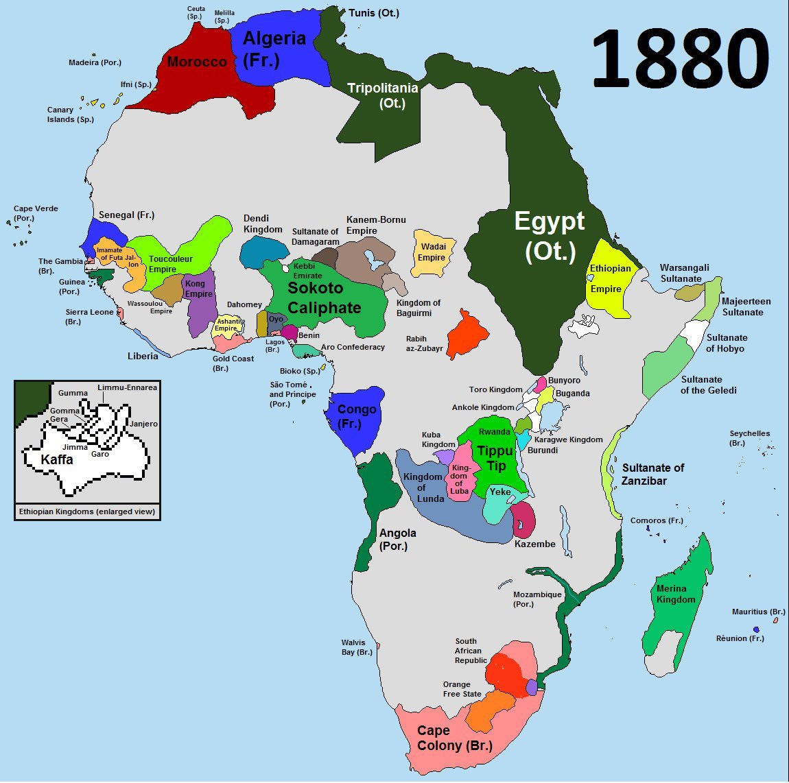 The Scramble For Africa 1880-1900