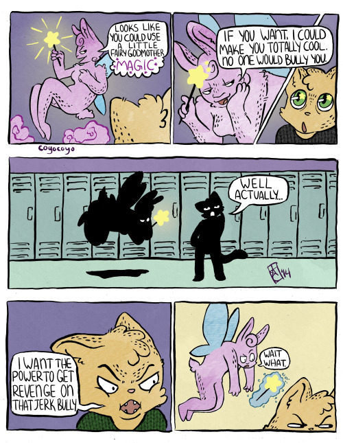 coyocoyo:The BullyThis comic I made over a year ago, but I’ve...