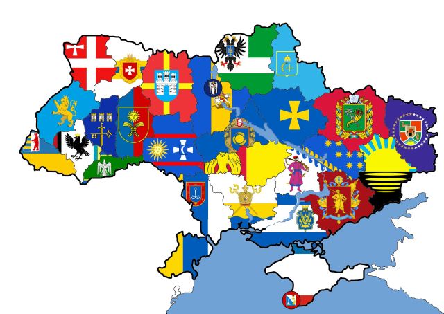 Flags of the ‘Oblasts’ of Ukraine. - Maps on the Web