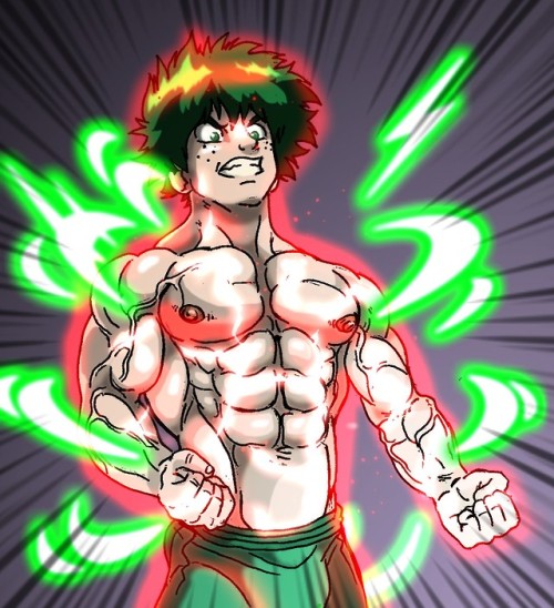 FANART FRIDAY 31/08/18  IZUKU MIDORIYA FULL COWLThough born...