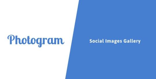 Photogram – Social Images Gallery Nulled