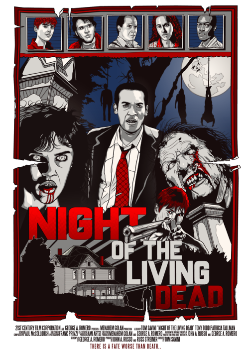 johnny-dynamo:“NIGHT OF THE LIVING DEAD” (1990) by NeonGoreUK