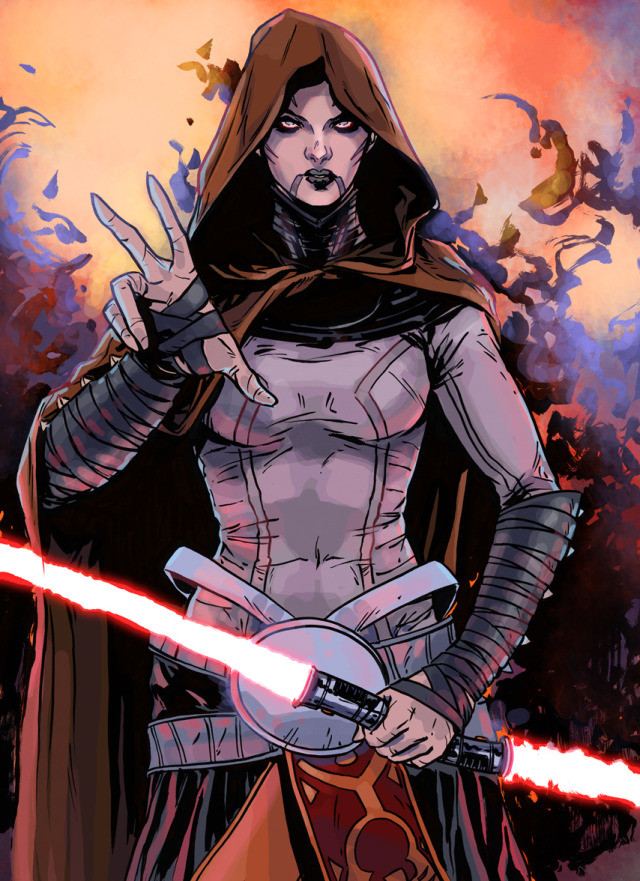 Women of Star Wars — princess-slay-ya: Asajj Ventress by marclaming