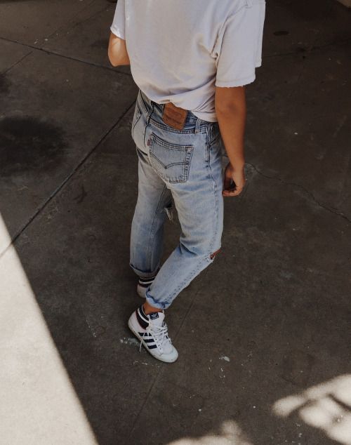 light blue jeans on Tumblr