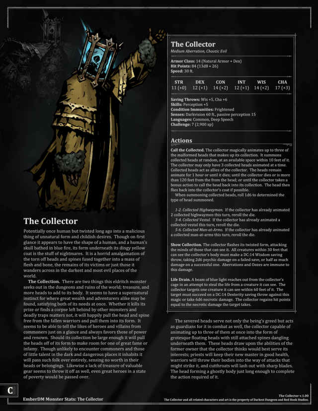 darkest dungeon secret character stats