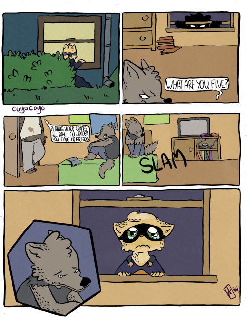 coyocoyo:The BullyThis comic I made over a year ago, but I’ve...