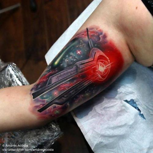 By Andrés Acosta, done in Austin. http://ttoo.co/p/31155 mass effect;spacecraft;surrealist;andresacosta;inner arm;big;travel;facebook;realistic;twitter;video game;game