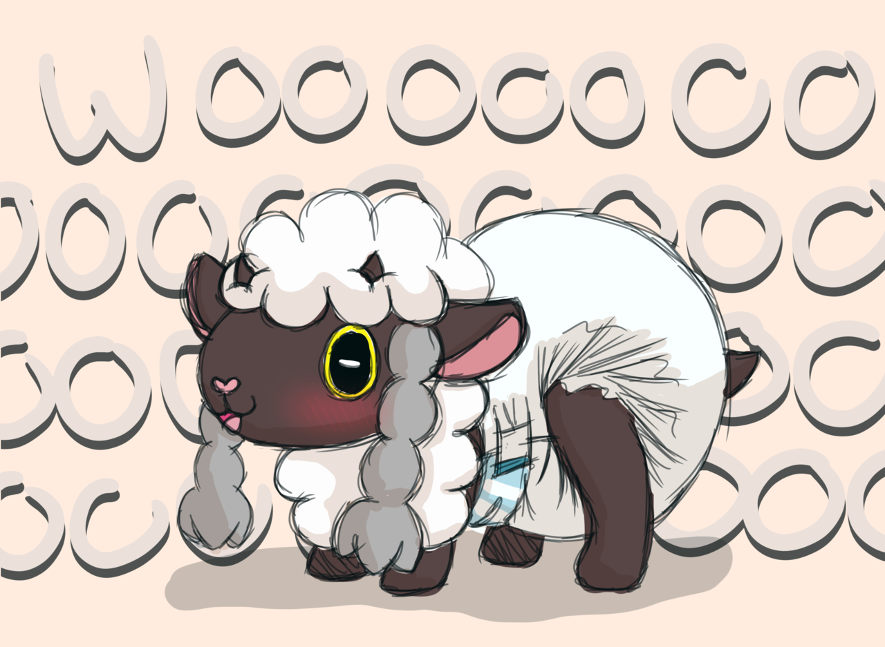 Just a perfectly normal picture of the new Pokemon Wooloo