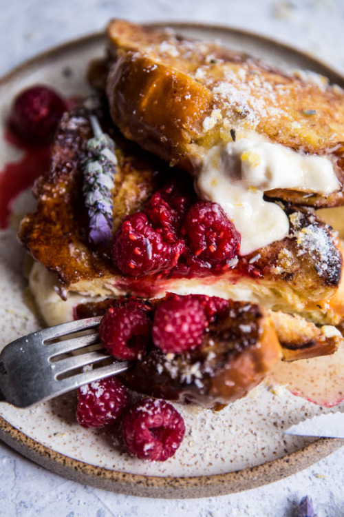 foodsforus:Whipped Cream Cheese Stuffed French Toast with...