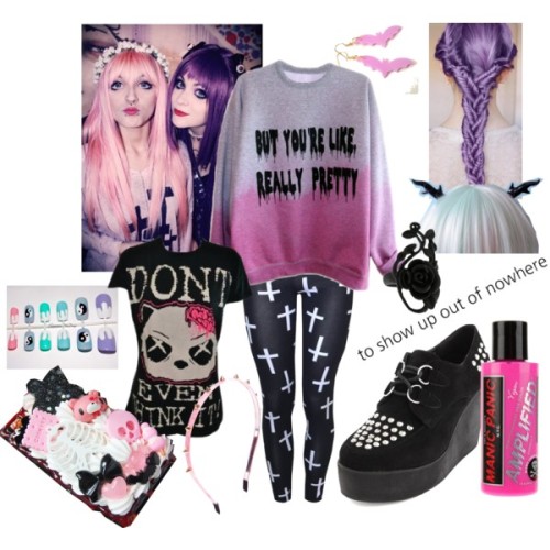 pastel-goth-outfit | Tumblr