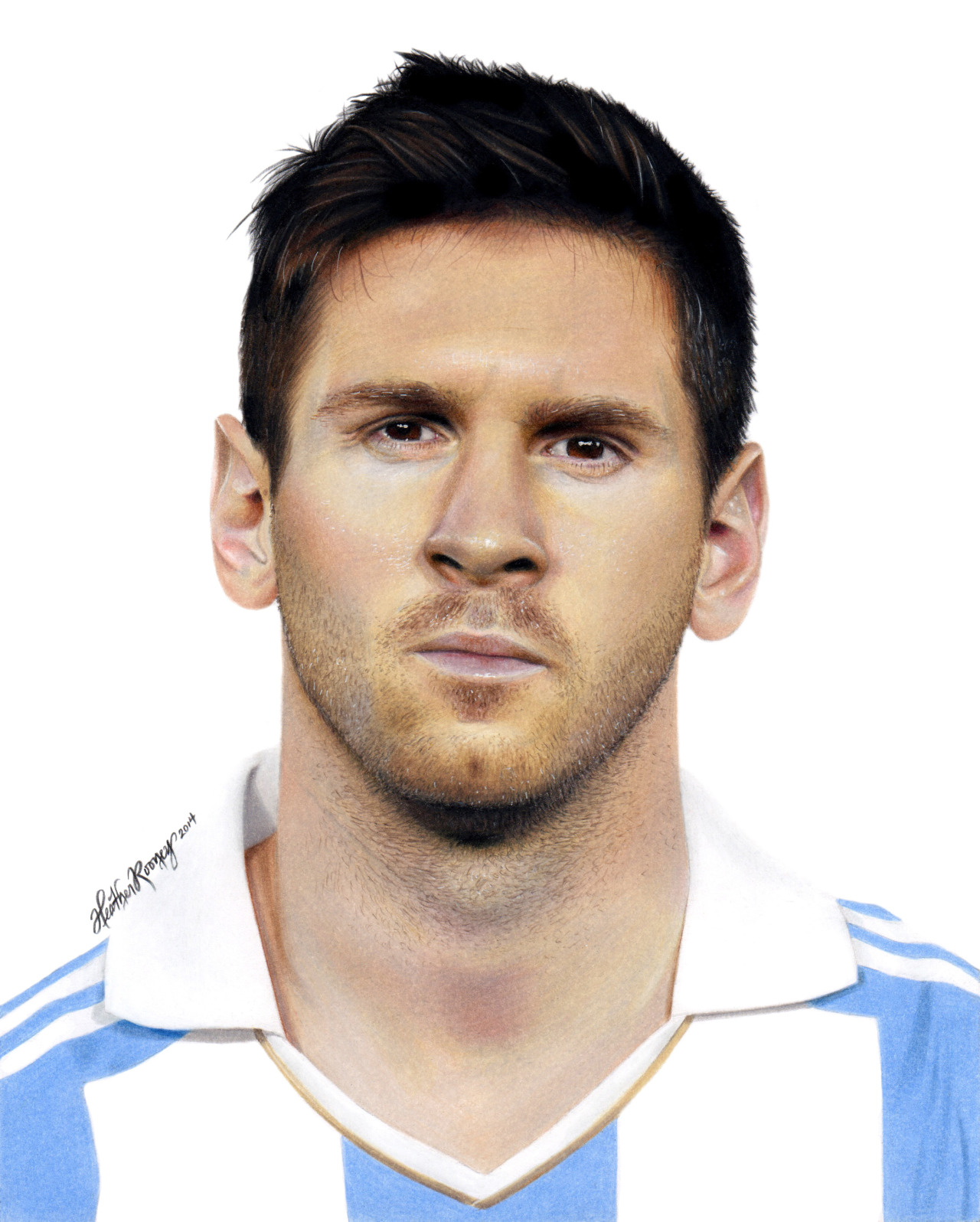 Messi portrait