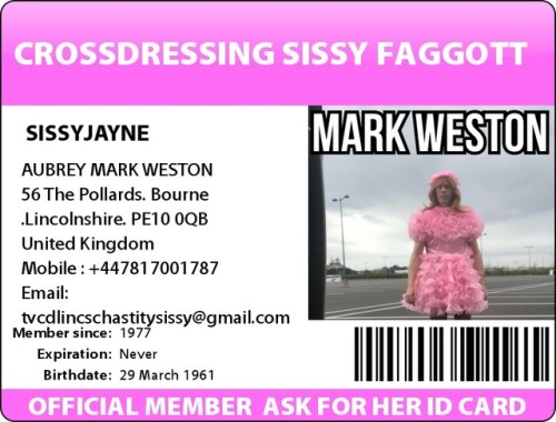 @Sissy faggot IDs