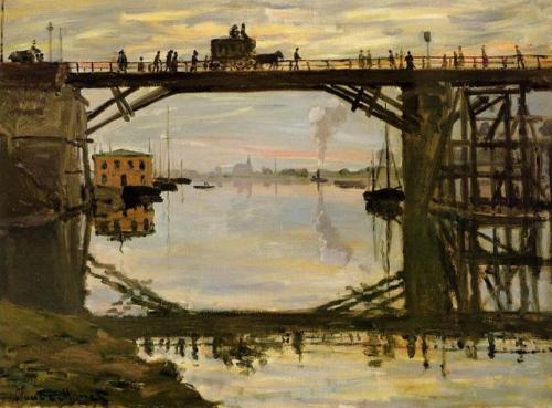 artist-monet:The Wooden Bridge, Claude...