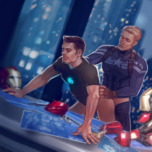 Maybe Someday Another Steve X Tony Commission And Here’s