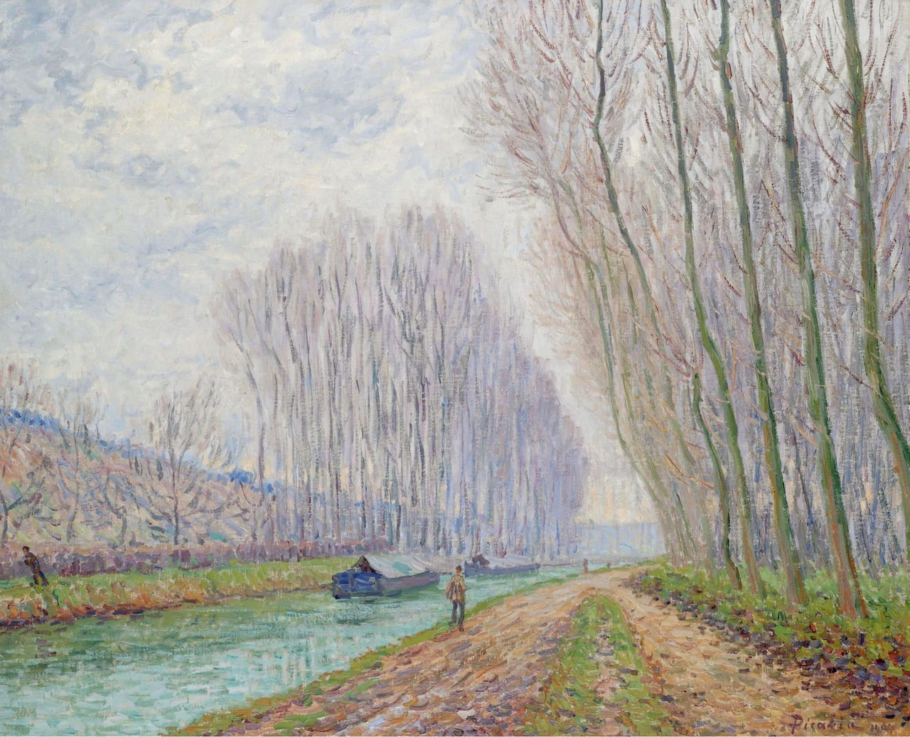Francis Picabia (French, 1879-1953) - Canal of Moret, Winter effect, 1904