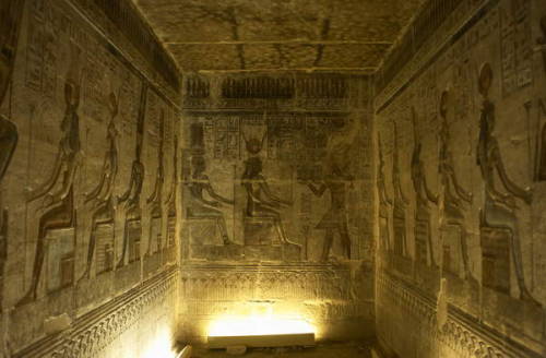 grandegyptianmuseum:Chapel inside the Ptolemaic temple of...