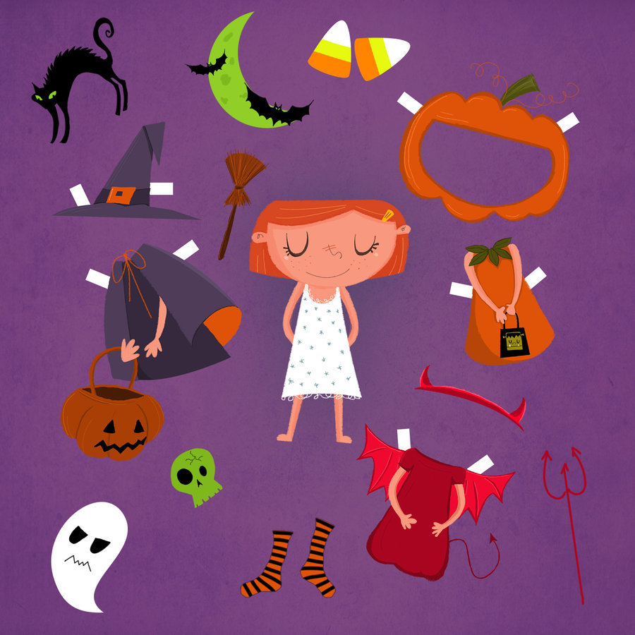 Only Paper Dolls — Halloween paper doll by *Christine-E