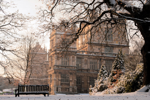 andantegrazioso:Wollaton Hall in snow| Nick...