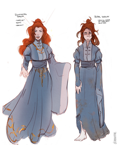 ayhotte:Argh I forgot I had this laying around!! Shallan’s...