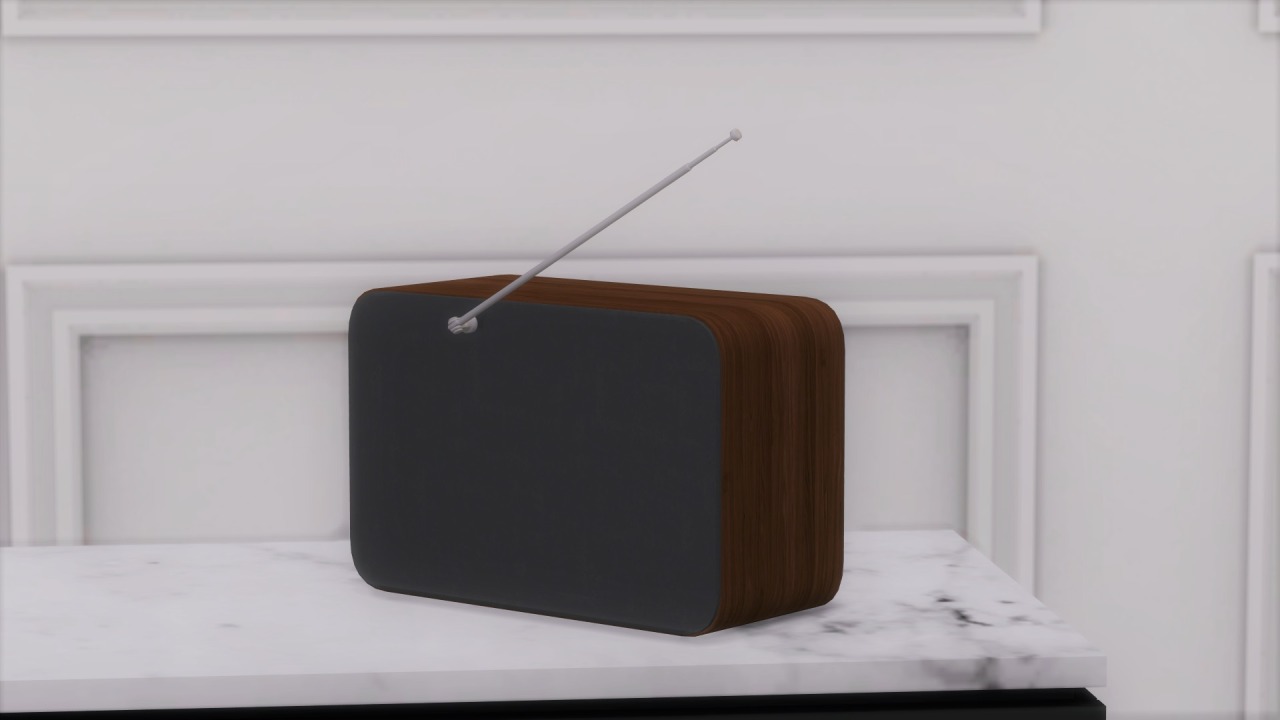 EAMES RADIO BY VITRA (FUNCTIONAL) - The Sims 4 Download 
