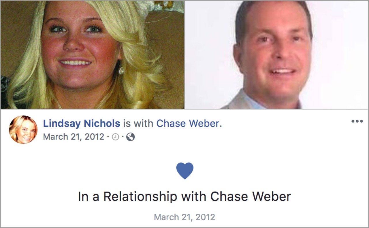 22 year-old Lindsay Nichols (top left) was starting a new chapter in her life when she was brutally murdered by 45 year-old Timothy Roses (top right) on March 21st, 2012.
That day, Lindsay updated her status on Facebook to announce her relationship...