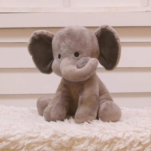 whirelez:Plush ElephantFrom ear to toes 10 inches, filling...