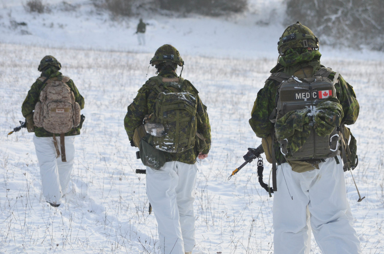 Military Armament | U.S., Canadian and Slovenian soldiers during...