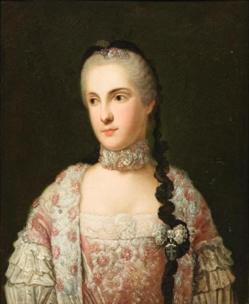 tiny-librarian:
“A portrait of Isabella of Parma, first wife of Joseph II, attributed to Giuseppe Baldrighi.
”