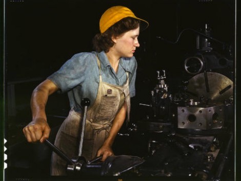 sweetappletea:
“ rouquinoux:
“ The real Bomb Girls in wartime in USA, in the 40’s.
”
HELL YEAH
”