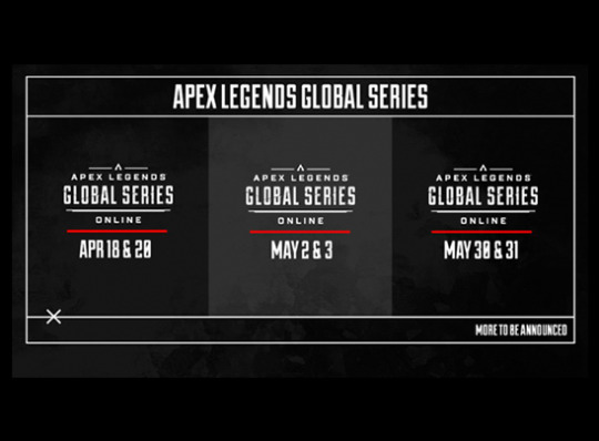 EA Y RESPAWN REVELAN NUEVAS FECHAS PARA LOS TORNEOS EN LÍNEA DE APEX LEGENDS GLOBAL SERIES