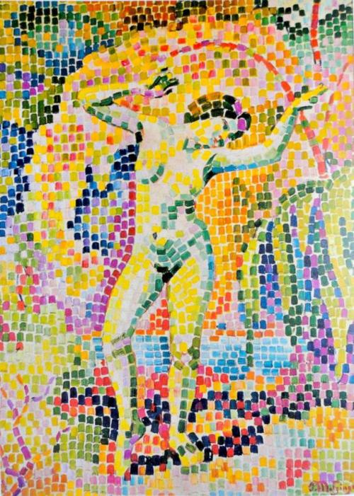 artist-metzinger:Bacchante, 1906, Jean Metzinger